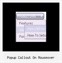 Popup Callout On Mouseover Css Fade Menu