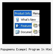 Popupmenu Exampel Program In Html Dynamic Menu With Javascript