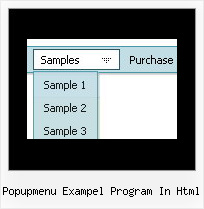 Popupmenu Exampel Program In Html Vertical Cascading Drop Down Menu