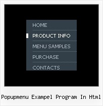 Popupmenu Exampel Program In Html Java Tutorials Popup Fade Menus
