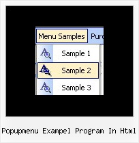 Popupmenu Exampel Program In Html Create Menu Javascript