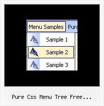 Pure Css Menu Tree Free Dreamweaver Change Icon Onmouseover Javascript