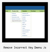 Remove Incorrect Key Dmenu Js Javascript Mouseover Menus