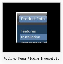 Rolling Menu Plugin Indexhibit Bar Icons