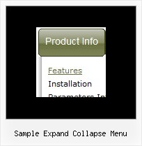 Sample Expand Collapse Menu Templates Menu Javascript