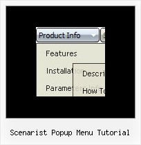 Scenarist Popup Menu Tutorial Javascript Disable Menu Button