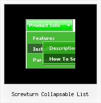 Screwturn Collapsable List Javascript Navigation Bars
