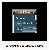 Screwturn Collapsable List Collapsing Menu Code