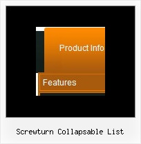 Screwturn Collapsable List Drop Down Web Menu Xp Style