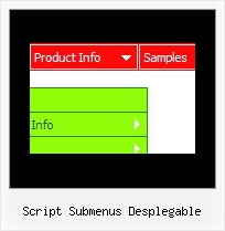 Script Submenus Desplegable Drop Down Dynamic Menu