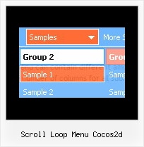Scroll Loop Menu Cocos2d Html Menu Code Simple