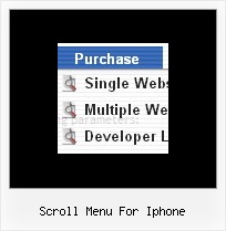 Scroll Menu For Iphone Javascript Popup Rollover