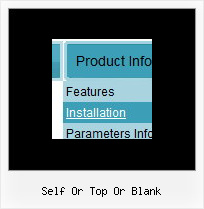Self Or Top Or Blank Example Menu