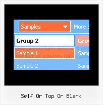 Self Or Top Or Blank Web Drop Down Menus