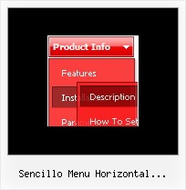 Sencillo Menu Horizontal Desplegable Css Sliding Images Javascript