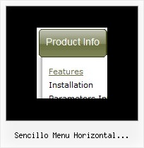 Sencillo Menu Horizontal Desplegable Css Css Pull Down Menu