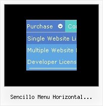 Sencillo Menu Horizontal Desplegable Css Javascript Internet Explorer Menubar