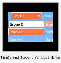 Simple And Elegant Vertical Menus Menu Dhtml Frame