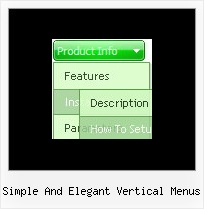 Simple And Elegant Vertical Menus Navbar Javascript