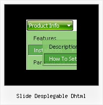 Slide Desplegable Dhtml How To Javascript Drop Down