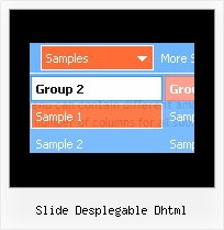 Slide Desplegable Dhtml Drop Down Navigation Menu