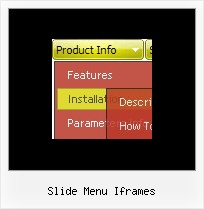 Slide Menu Iframes Dhtml Javascript Dropdown Menu