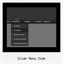 Slide Menu Side Drag And Drop Javascript