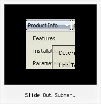 Slide Out Submenu Java Examples Menu