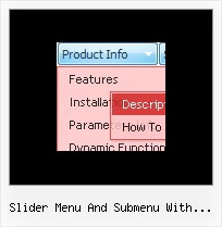 Slider Menu And Submenu With Content Xp Style Menus In Fireworks