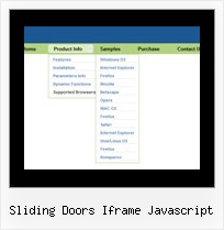 Sliding Doors Iframe Javascript Expand