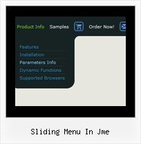 Sliding Menu In Jme Javascript For Top Bar