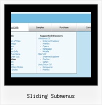 Sliding Submenus Pull Down Menu Html Codes