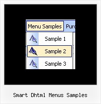 Smart Dhtml Menus Samples How To Make A Drop Down Menu