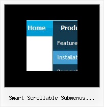 Smart Scrollable Submenus Javascript Scrolling Menu Position Buttons In Html