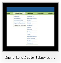 Smart Scrollable Submenus Javascript Scrolling Menu Position Buttons In Html