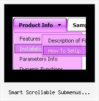 Smart Scrollable Submenus Javascript Scrolling Menu Floating Drop Down Menu