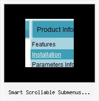 Smart Scrollable Submenus Javascript Scrolling Menu Menu En Java Script