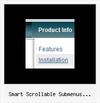 Smart Scrollable Submenus Javascript Scrolling Menu Sliding Menu Js Vertical