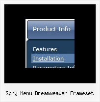 Spry Menu Dreamweaver Frameset Css Expanding Menu