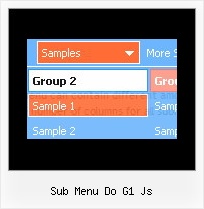 Sub Menu Do G1 Js Sample Simple Hierarchical Menu Code