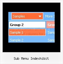 Sub Menu Indexhibit Several Menus On One Page Different Transition Effects