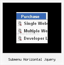 Submenu Horizontal Jquery Menu Bars In Javascript