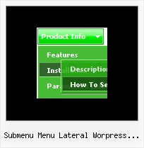 Submenu Menu Lateral Worpress Desplegable Websites With Hover Menus