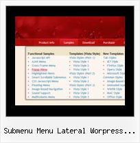 Submenu Menu Lateral Worpress Desplegable Html Menu A Tendina