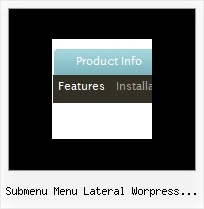 Submenu Menu Lateral Worpress Desplegable Horizontal Menus Java