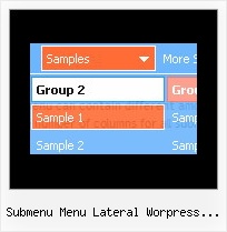 Submenu Menu Lateral Worpress Desplegable State Drop Down Example