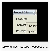 Submenu Menu Lateral Worpress Desplegable Collapsing Menu Html