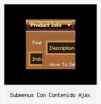 Submenus Con Contenido Ajax Mouseover In A Drop Down