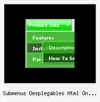 Submenus Desplegables Html On Mouse Move Horizontal Slide In Menu
