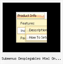 Submenus Desplegables Html On Mouse Move How To Create Drop Down Menus In Html Page Java Script
